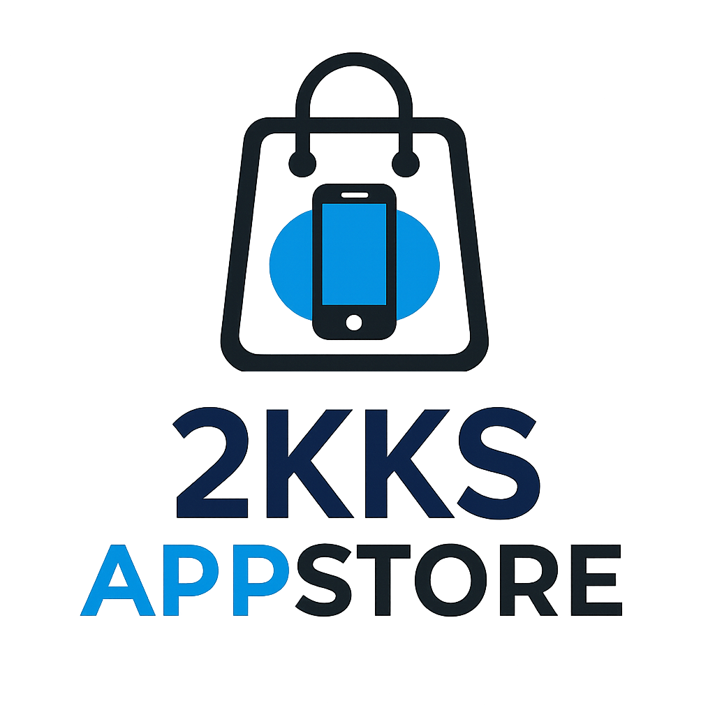 2KKS AppStore logo with shopping bag and stylized "A" icon